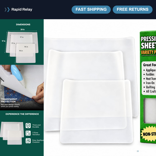 Reusable teflon heat press - teflon,