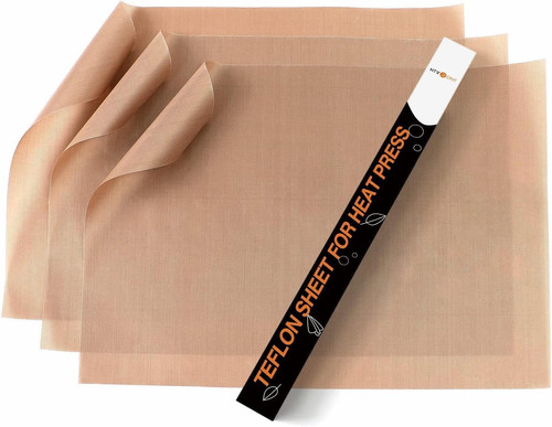 Pack reusable teflon sheets - 3,