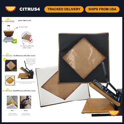 2pcs heat press covers - press,